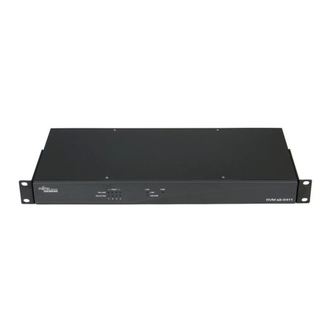 Fujitsu KVM s2-0411 Quick installation guide