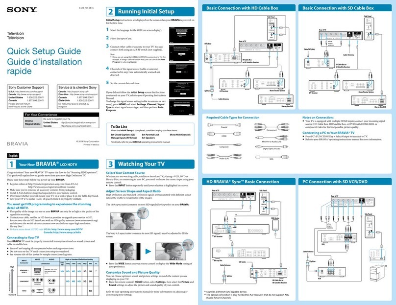 Sony Bravia KDL-48R470B User manual