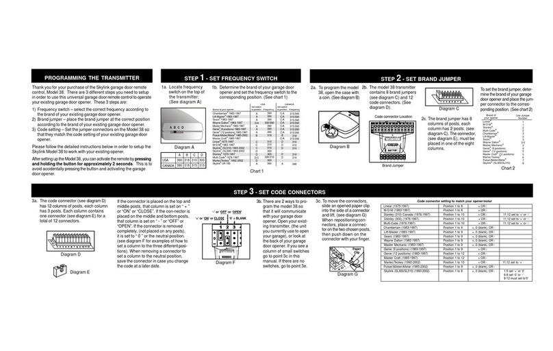 SkyLink 38 User manual