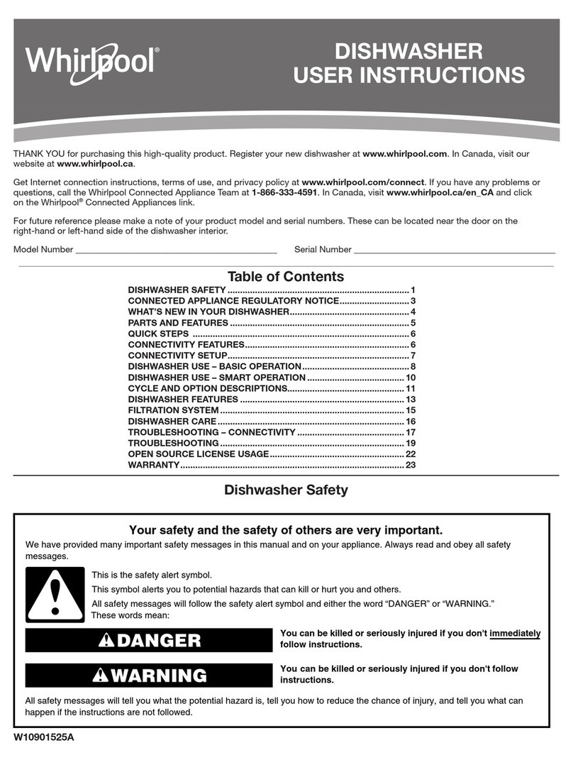Whirlpool WDTA75SAHN User instructions
