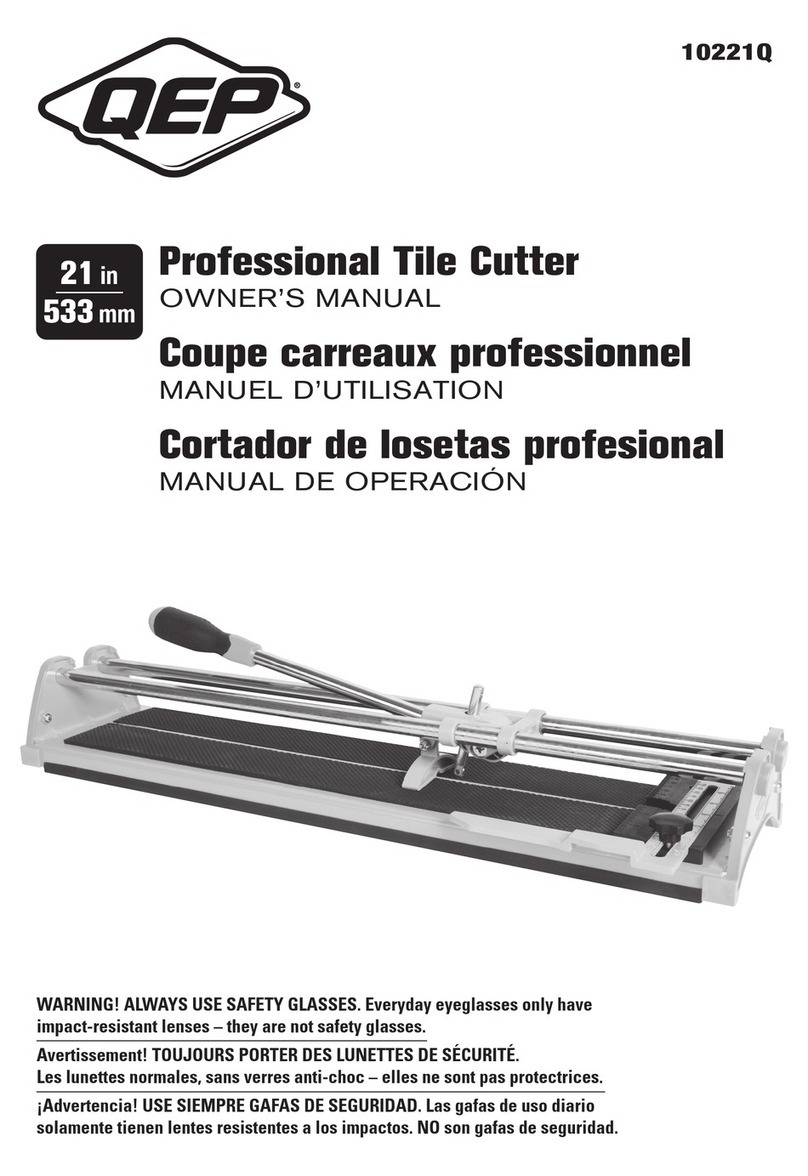 QEP 10221Q owner's manual