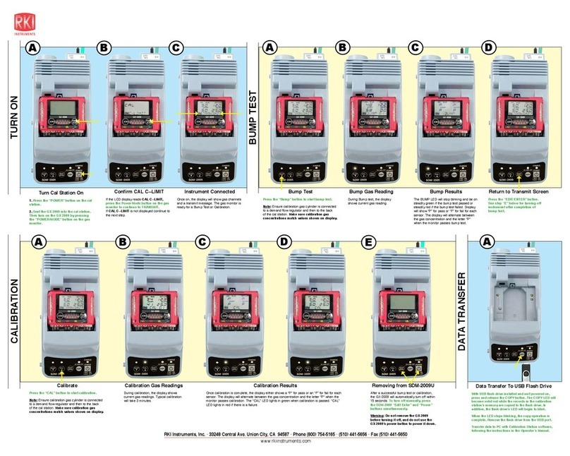 RKI Instruments GX-2009 User manual
