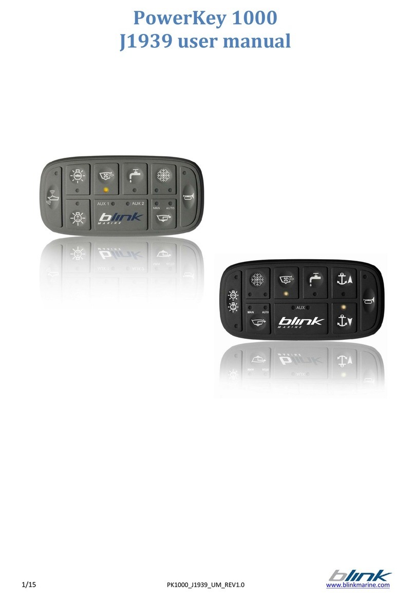 Blink Marine PowerKey 1000 user manual