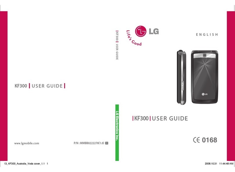 LG KF300 user guide