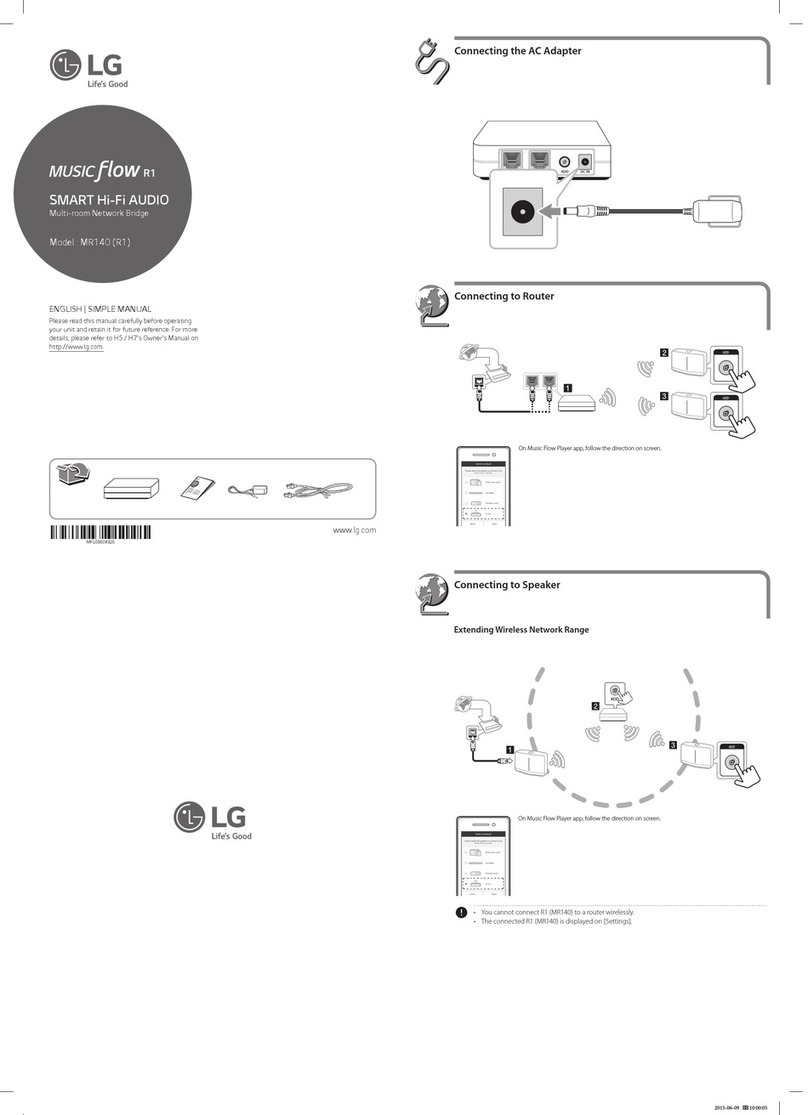 LG MR140 User manual