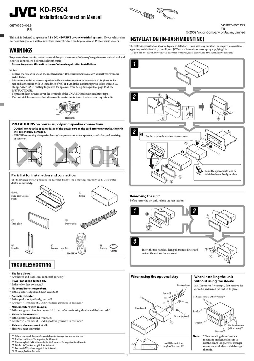 JVC KD-R504 Guide