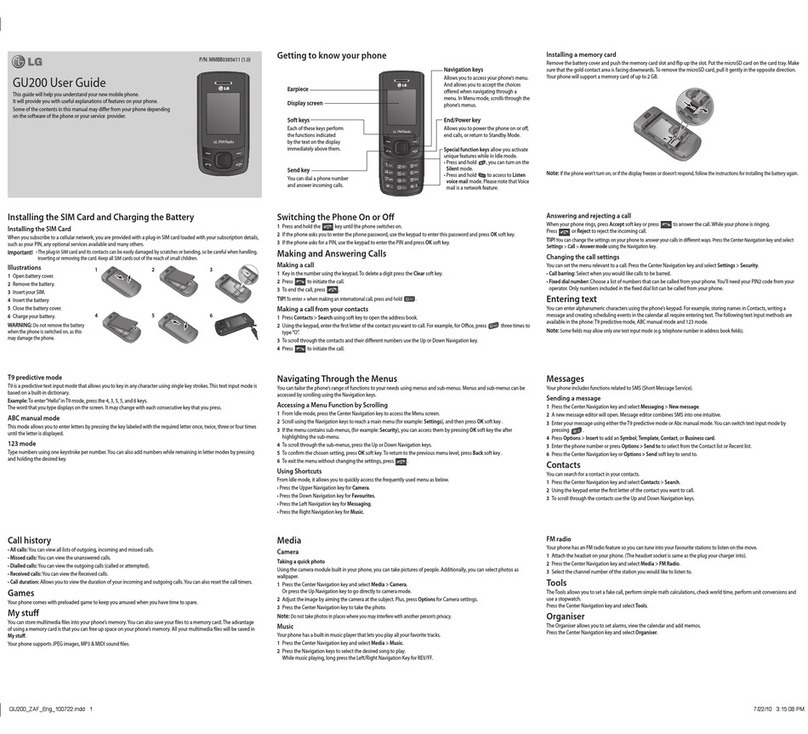 LG GU200 user guide