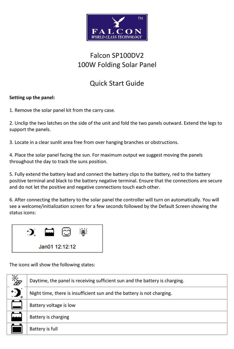 Falcon SP100DV2 quick start guide