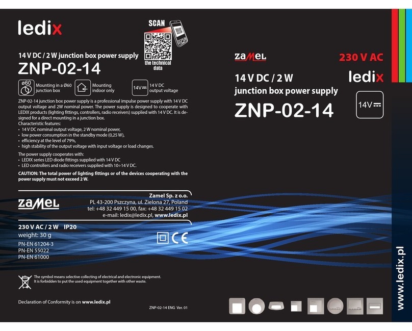 Ledix Zamel ZNP-02-14 manual