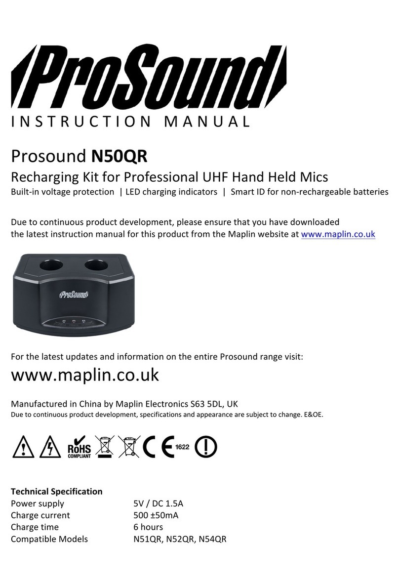 ProSound N50QR instruction manual