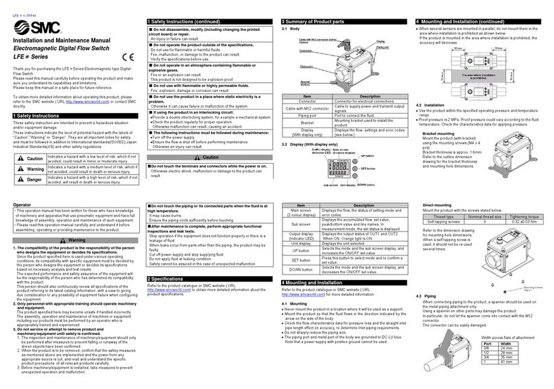 SMC Networks LFE series Manual