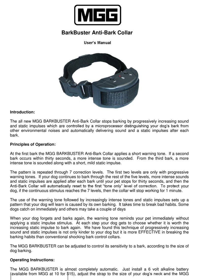 MGG BarkBuster User manual