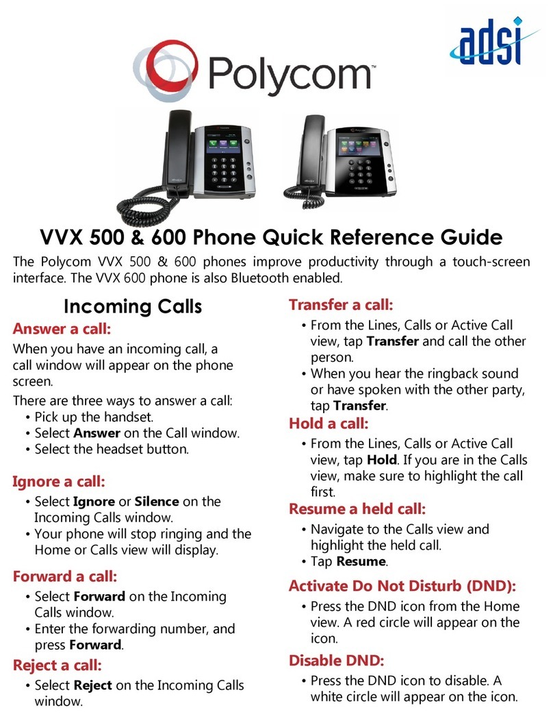 Polycom VVX 500 series User manual