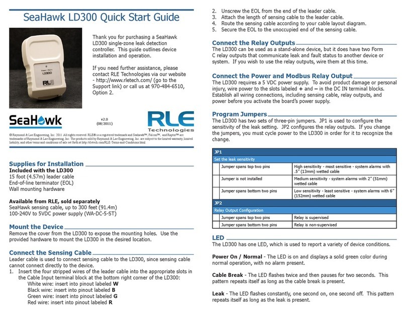 RLE SeaHawk LD300 quick start guide