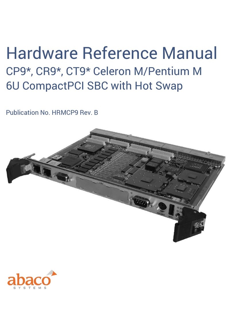 abaco systems SP9 Series Hardware reference manual