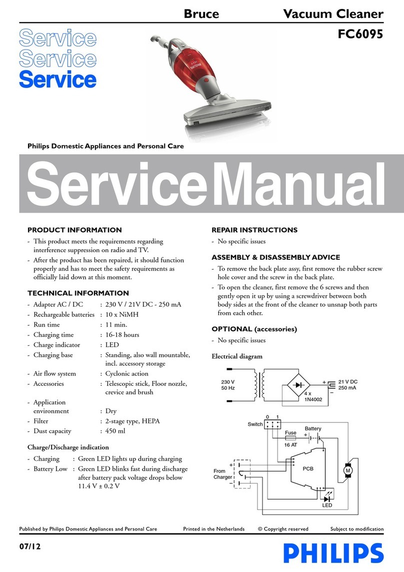 Philips Bruce FC6095 Service manual