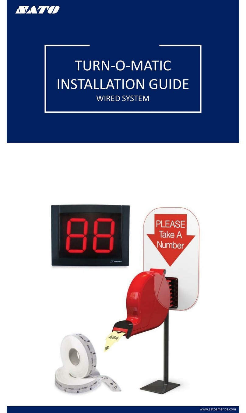 SATO TURN-O-MATIC installation guide