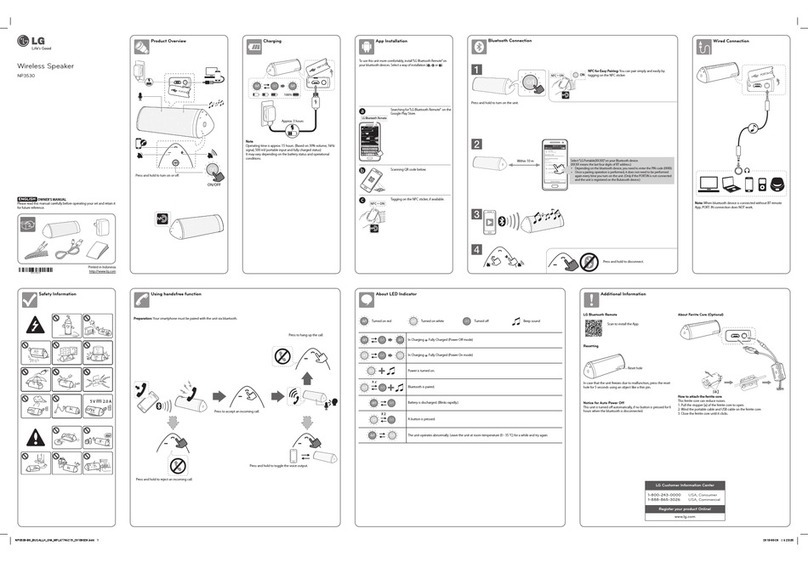 LG NP3530 owner's manual