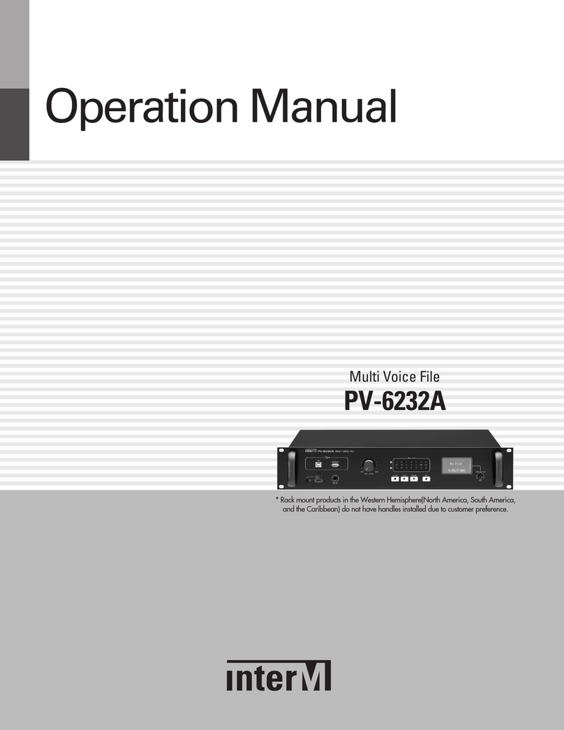 Inter-m PV-6232A Operation manual