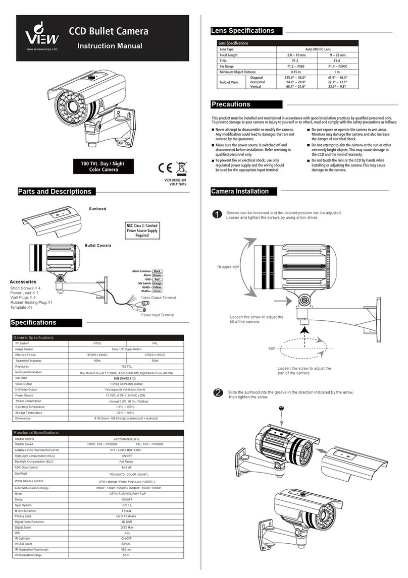 DeView CCD instruction manual