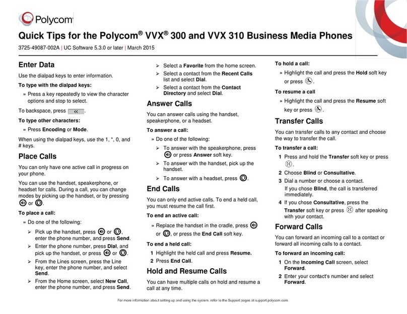 Polycom VVX 300 Assembly instructions