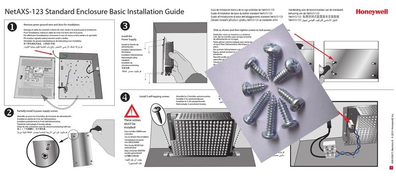 Honeywell NetAXS-123 installation guide