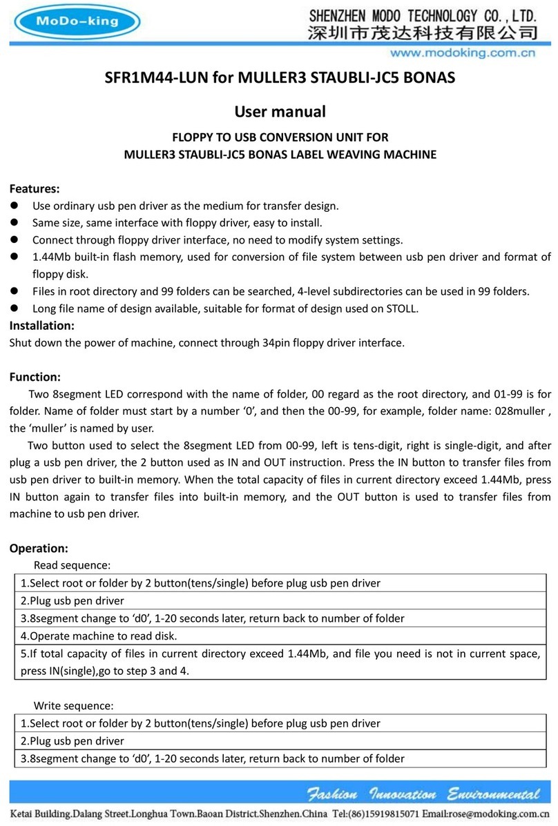 MODO-KING SFR1M44-LUN user manual