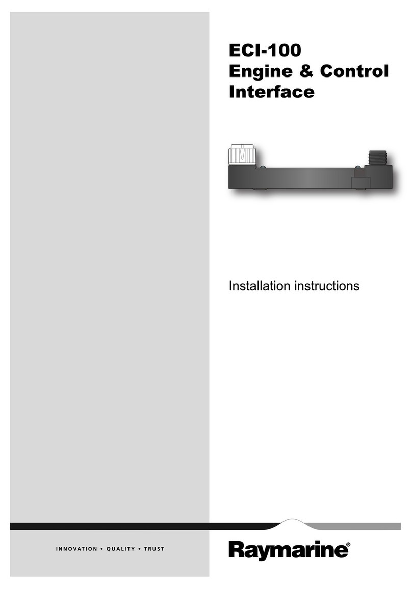 Raymarine eci-100 Installation instructions manual