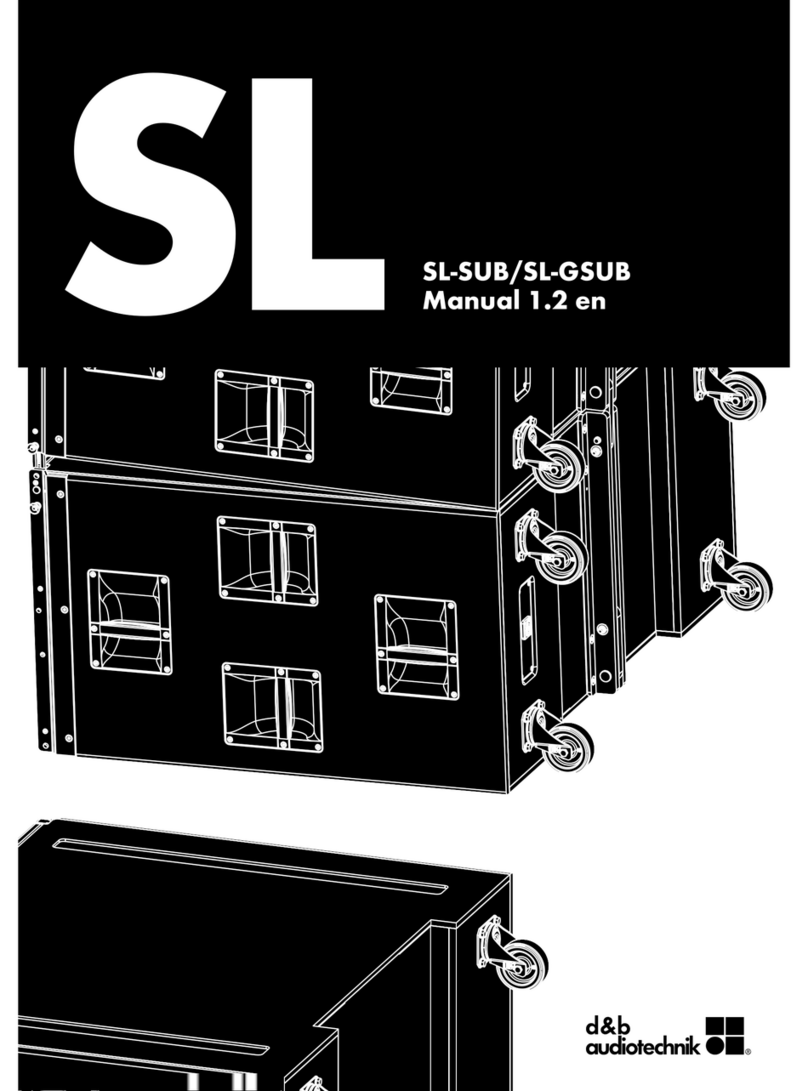 D&B SL-GSUB manual