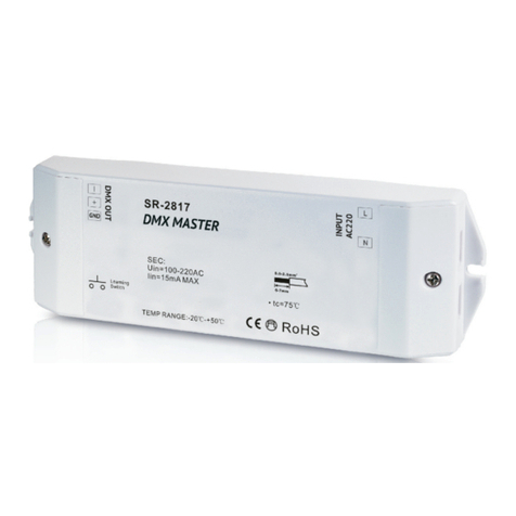 Sunricher DMX MASTER SR-2817 User manual