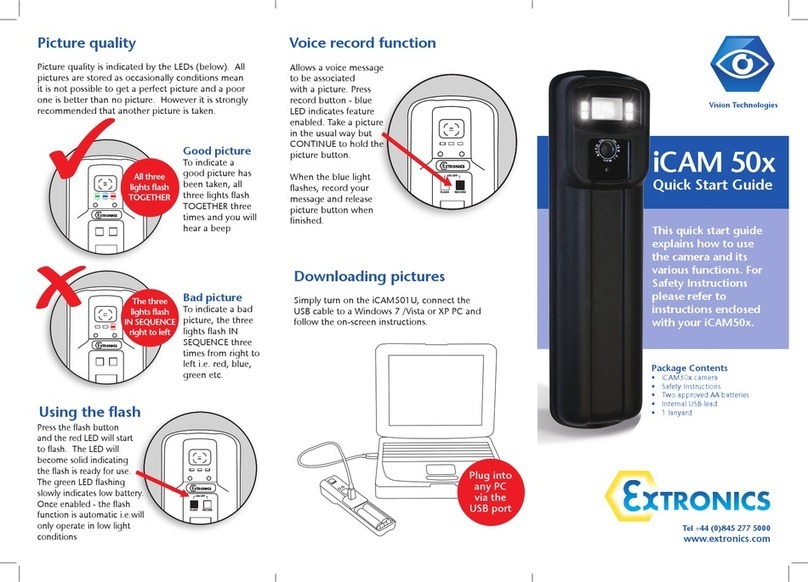 extronics iCAM 50 Series quick start guide