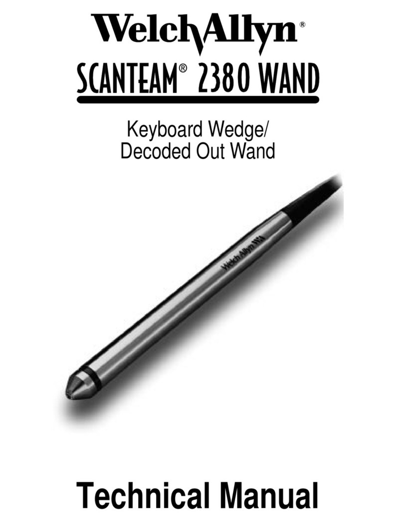 Welch Allyn SCANTEAM 2380 Technical manual