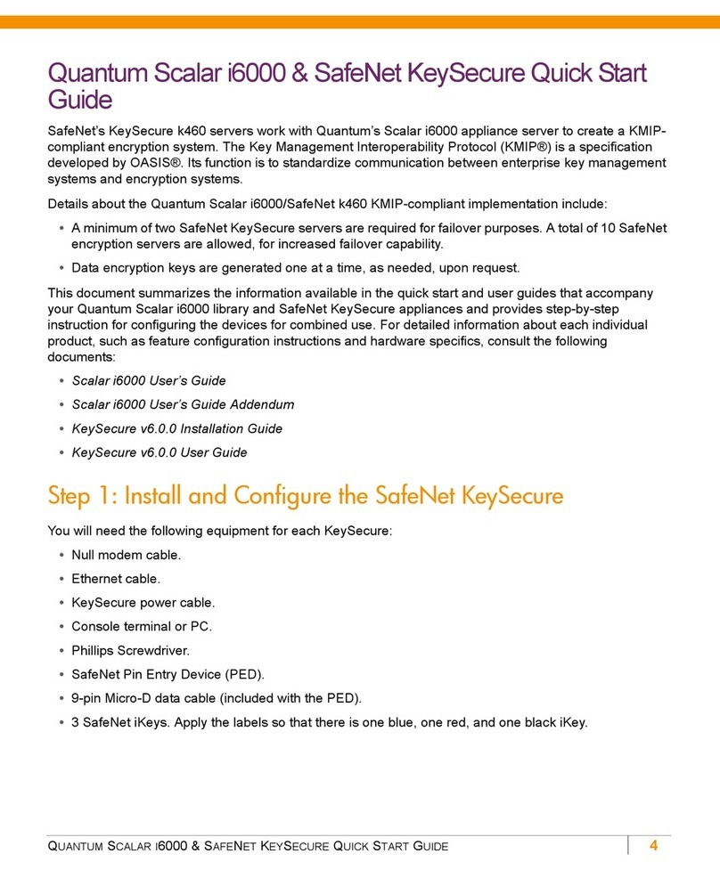 Quantum Scalar i6000 User manual