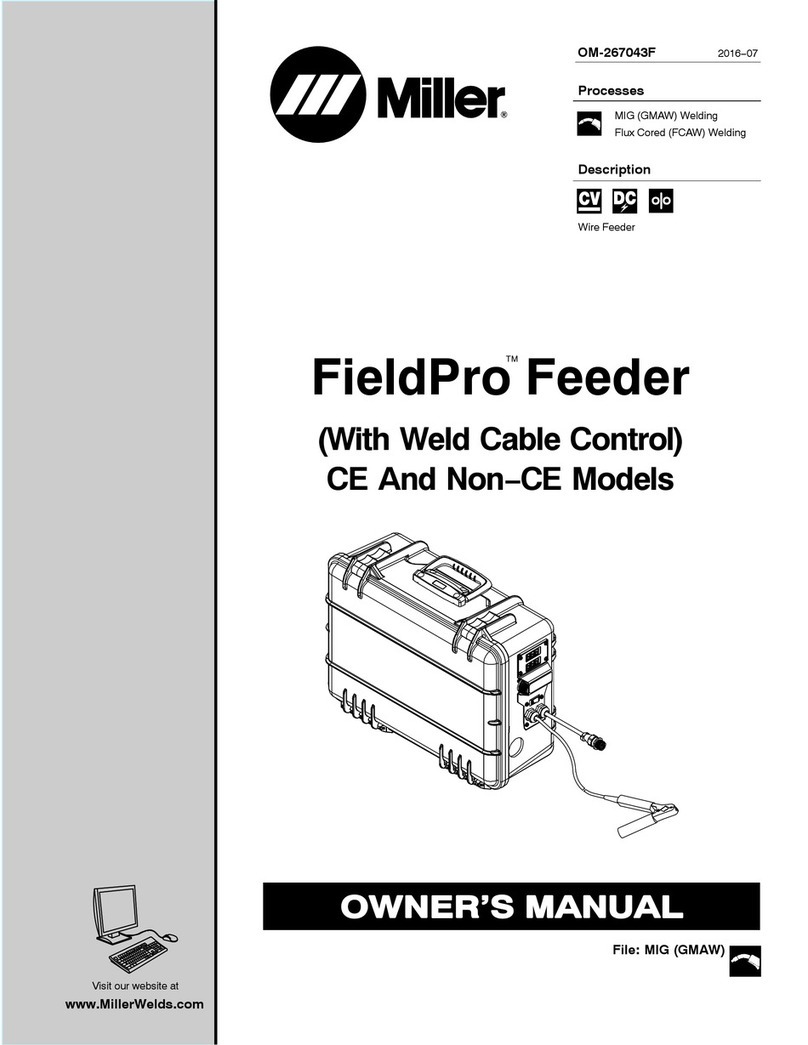 Miller FieldPro Feeder CE owner's manual