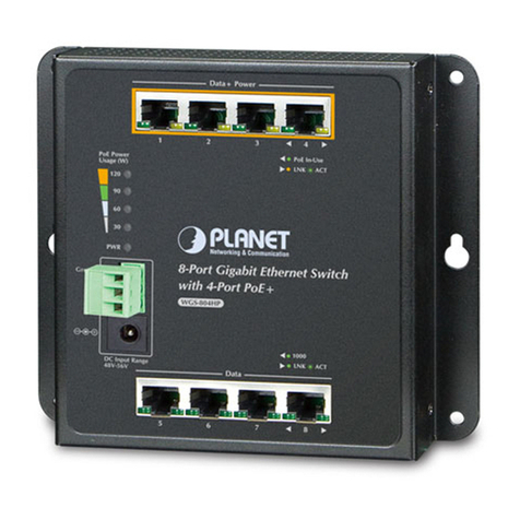 Planet WGS-804HP User manual