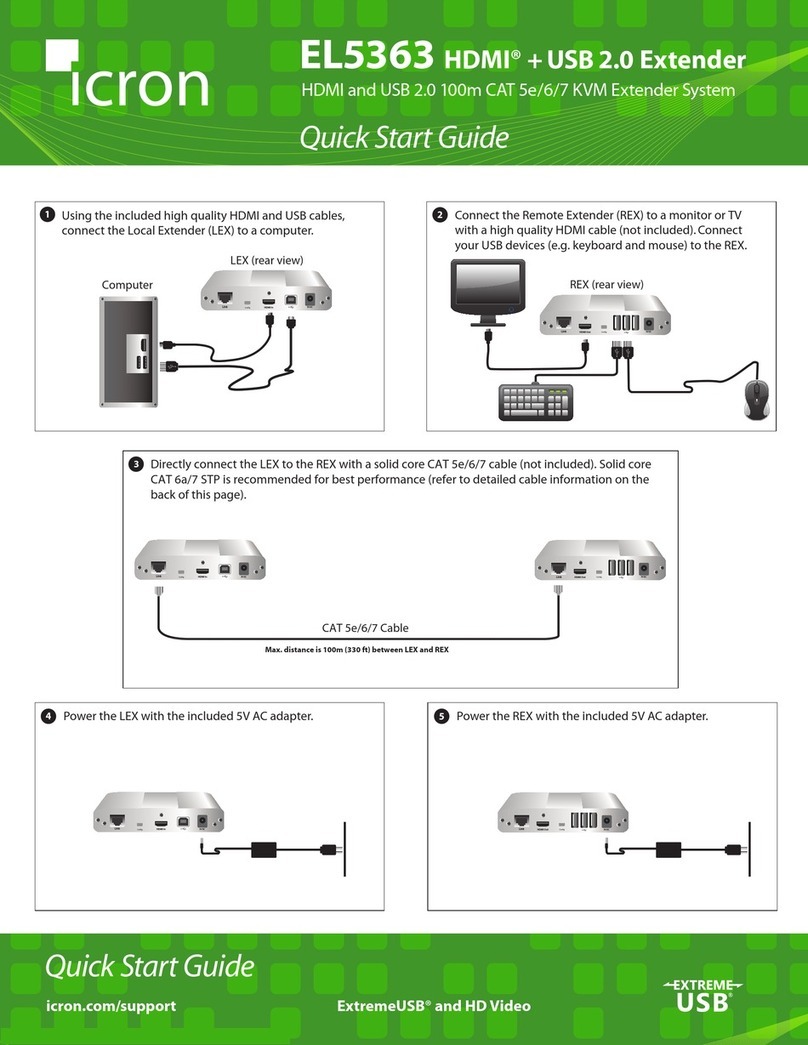 Icron EL5363 quick start guide