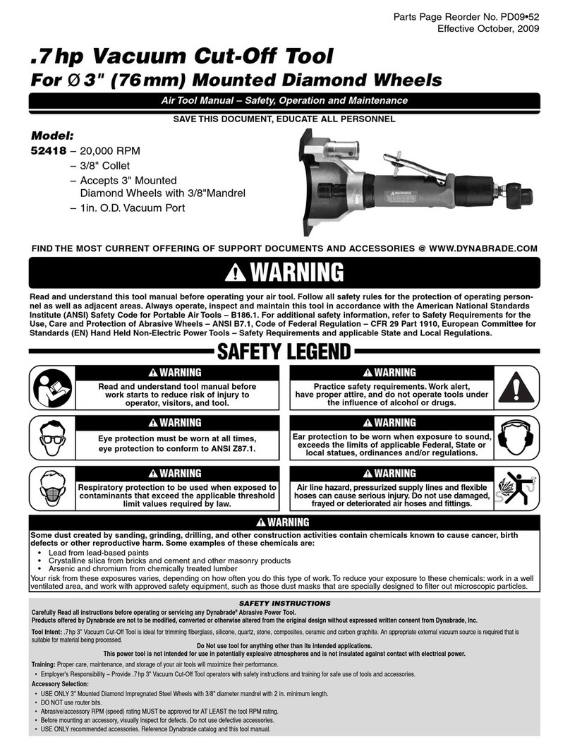 Dynabrade 52418 User manual