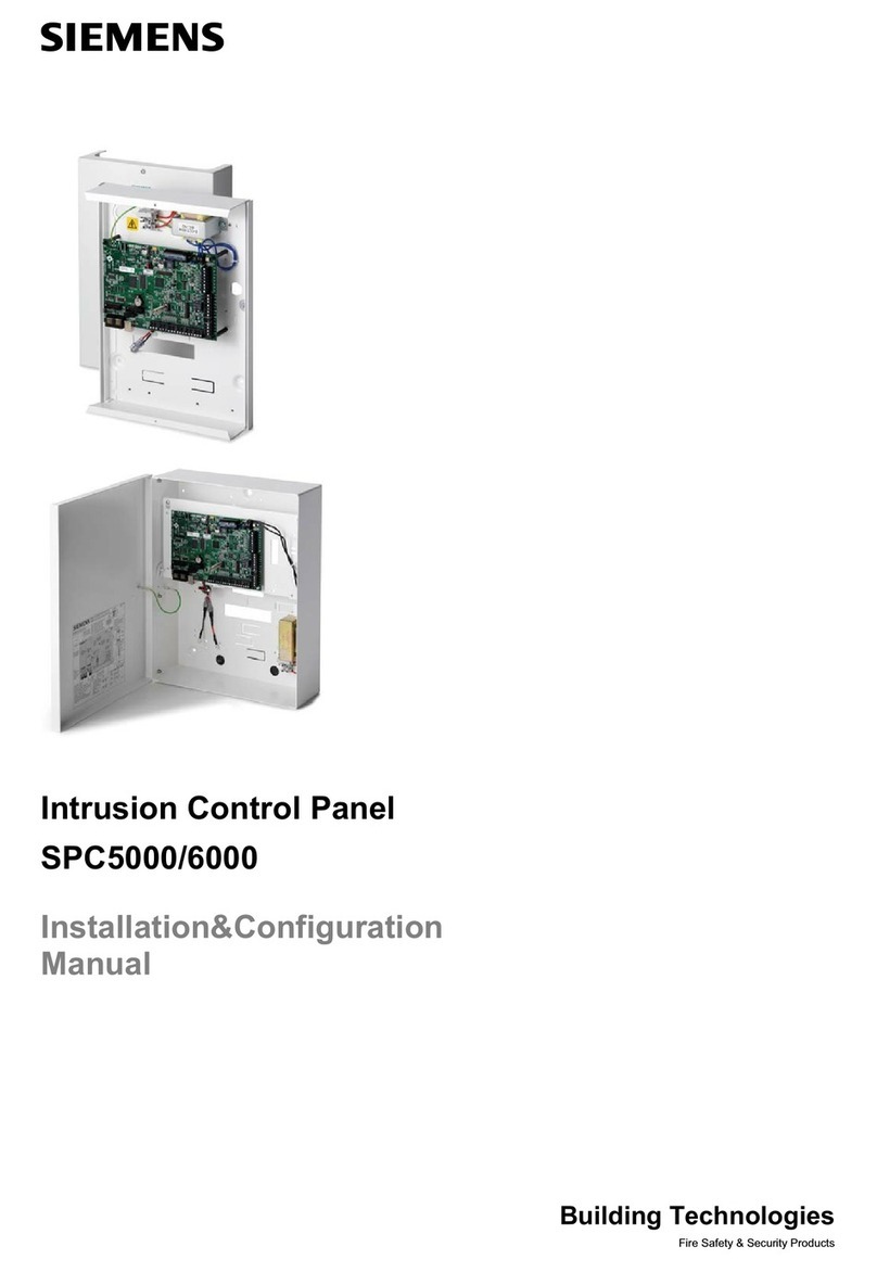 Siemens SPC5000 Instruction sheet