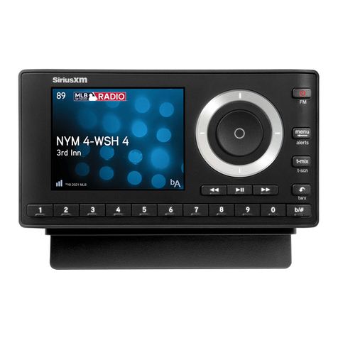Sirius XM RAdio OnyX Plus SXPL1V1 quick start guide