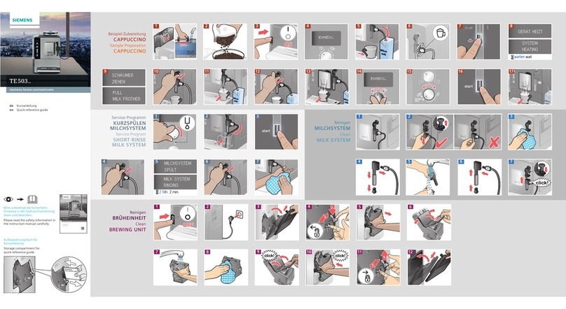 Siemens TE 503 SERIES User manual