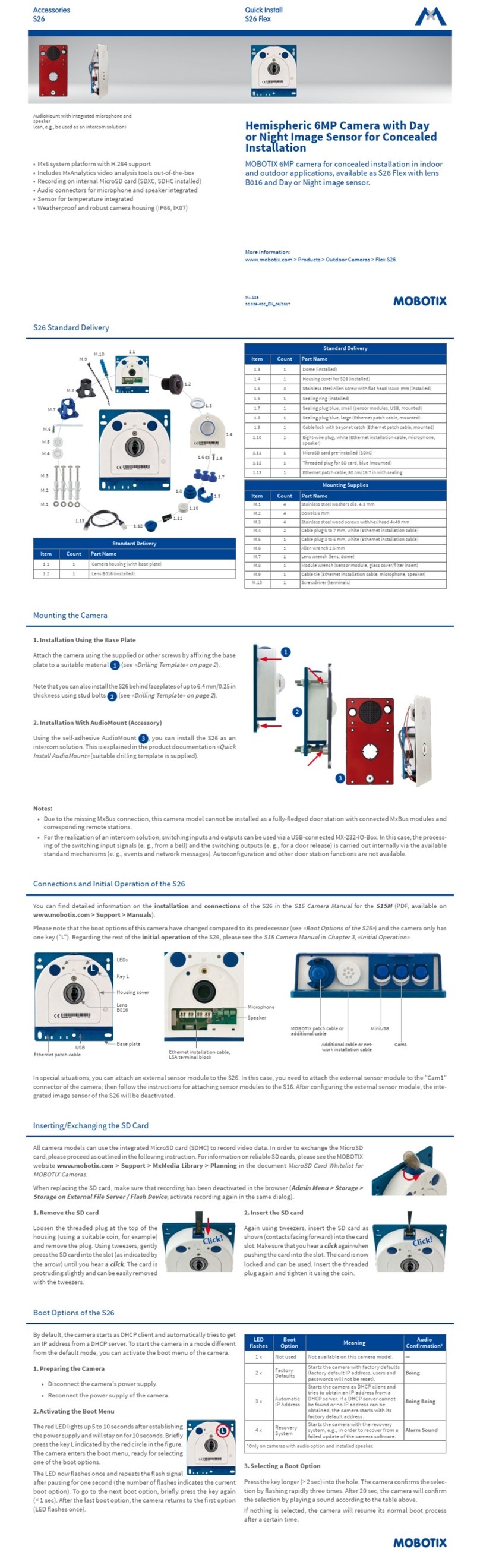 Mobotix S26 Flex Instructions for use Mobotix S26 Flex Instructions for use
