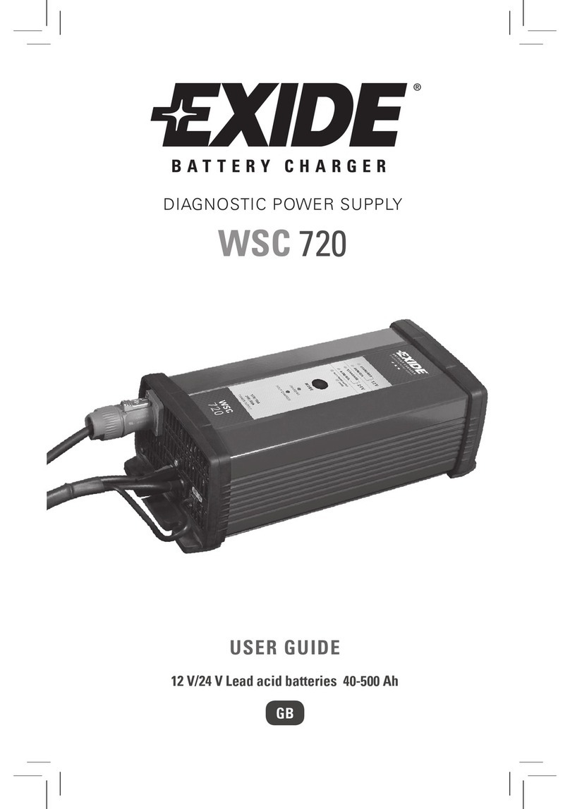 Exide WSC 720 user guide