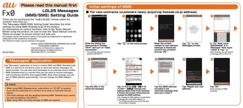 LG Fx0 LGL25 Service manual