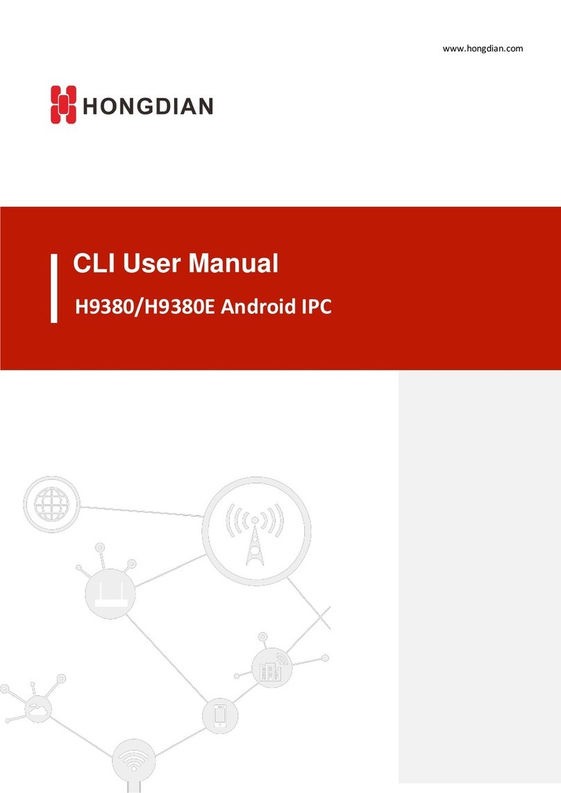 Shenzhen Hongdian Technologies H93080 CLI User manual