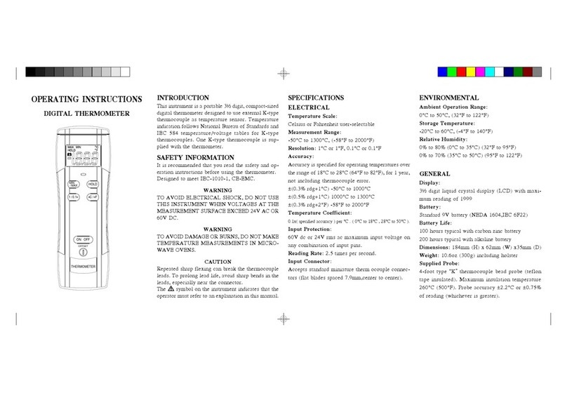 TECPEL DTM-305B operating instructions