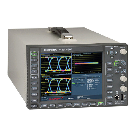 Tektronix WFM8200 User manual