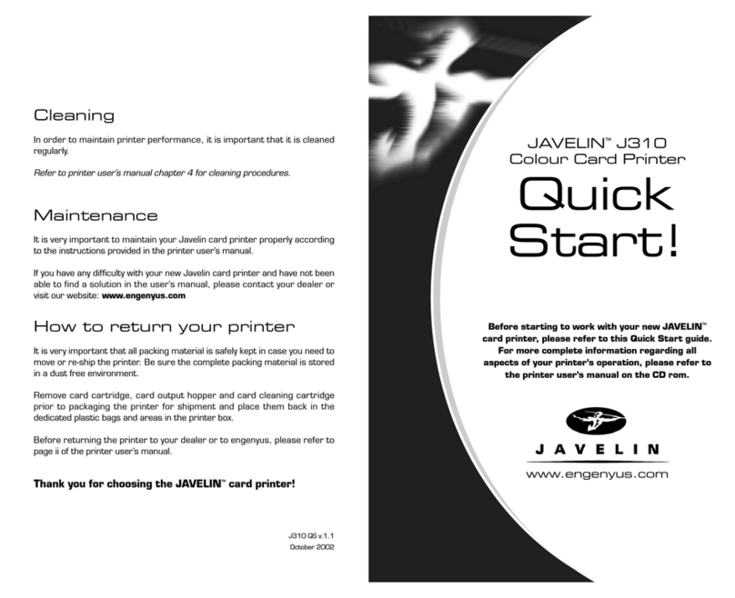 Javelin J310 User manual