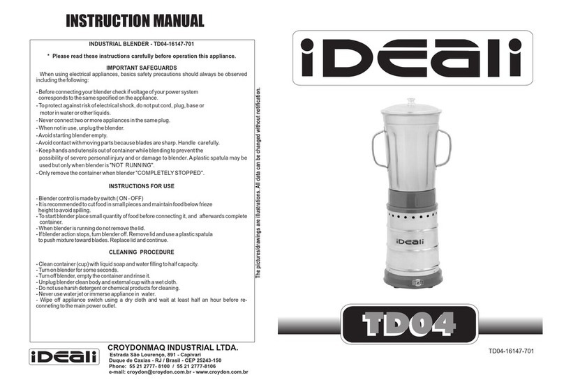 IDEALI TD-04 User manual