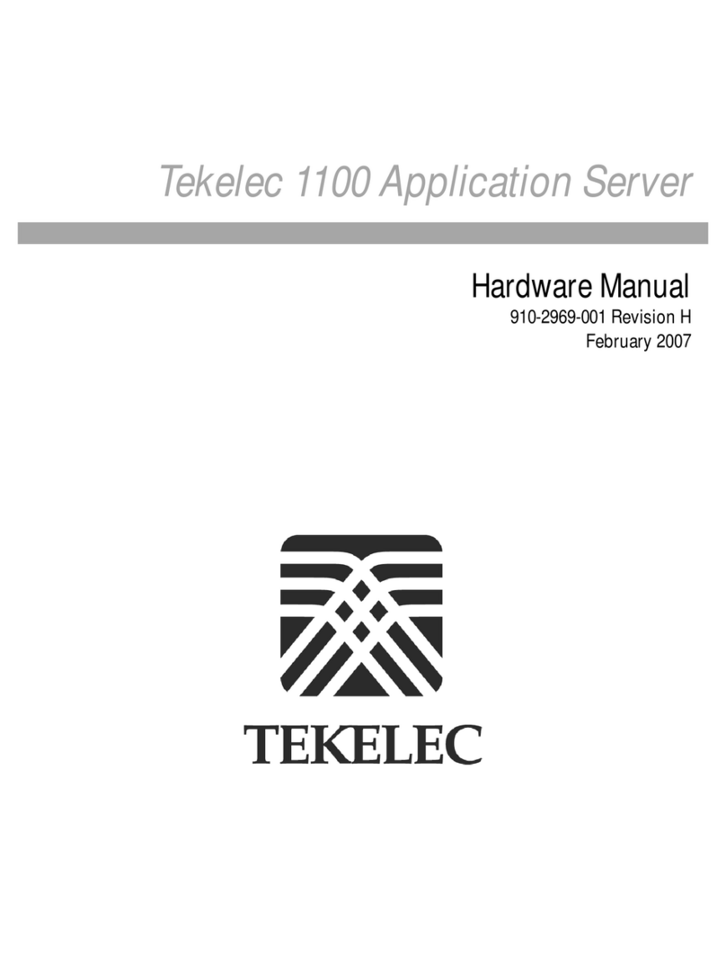 Tekelec 1100 Hardware manual