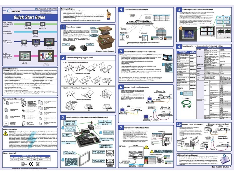 AutomationDirect EA7-S6M-R quick start guide